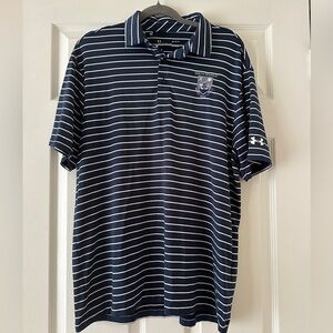 Under Armour Striped Golf Polo